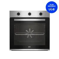 Horno de empotrar eléctrico con grill 66 L inoxidable