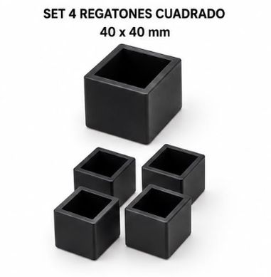 Regat�n cuadrado set de 4 40 x 40 mm