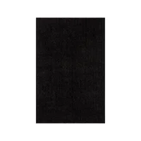 Alfombra lilashag 133 x 200 cm negro