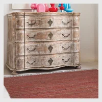 Alfombra caminero Revibe 50 x 90 cm beige y natural