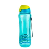 Botella plástica 600 ml turquesa deportiva
