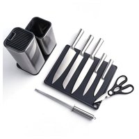 Set de 9 cuchillos de acero inoxidable