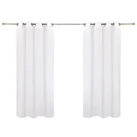 Cortina de tela Velo Puntos 140 x 220 cm blanca