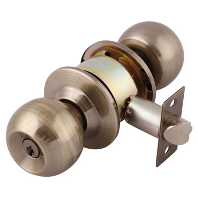 Cerradura pomo para dormitorio bronce