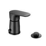 Grifería monocomando de bidet con transferencia Vittorio negro