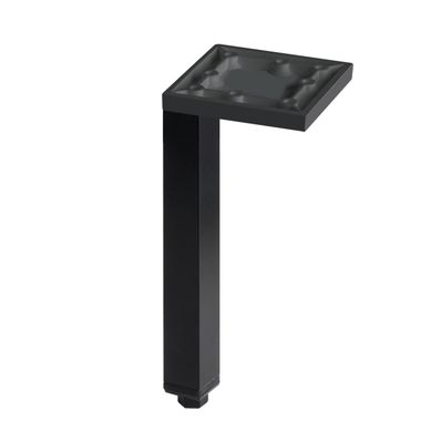 Pata aluminio 1Q20 40 x 300 mm negra
