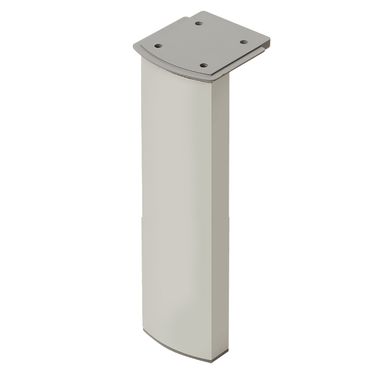 Pata Curve aluminio 150 mm anodizado mate