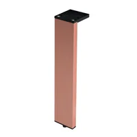 Pata aluminio Laila 40 x 200 mm anodizado cobre