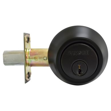 Cerrojo doble negro acero zinc