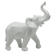 Figura decorativa elefante blanco 30 cm