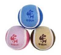 Kit de 3 pelotas de tenis para perro