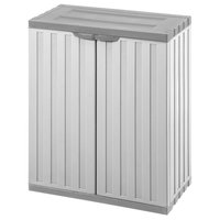 Armario Home mediano de polipropileno gris