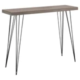 Mesa de arrime 100 x 30 x 80 cm oak