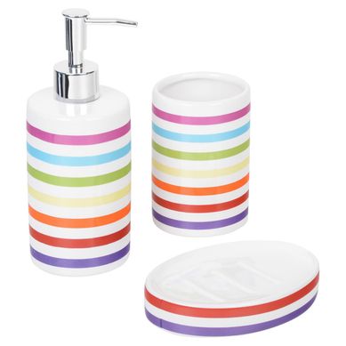 Set de 3 accesorios para ba�o Colores