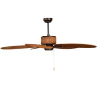 Ventilador de techo Ratán 5 aspas