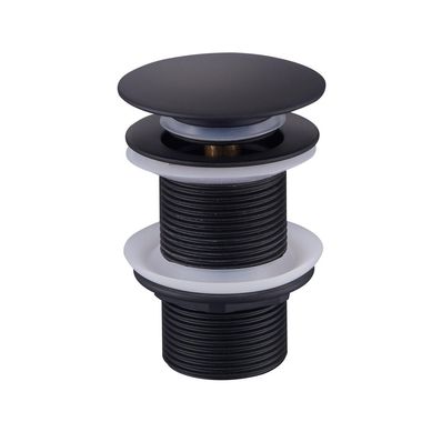 Desag�e popup negro 1-1/4 sin reb