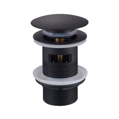 Desag�e popup negro 1-1/4 con reb