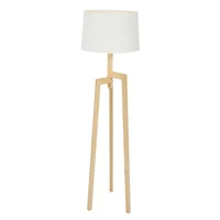 Lámpara de pie Maite blanca 1 luz E27