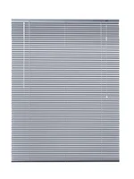Persiana de aluminio 100 x 165 cm plateada