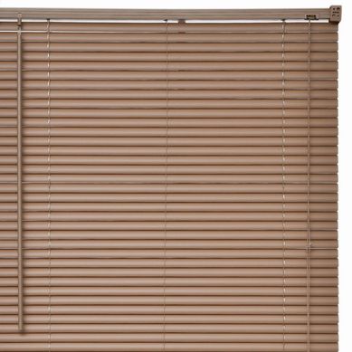 Persiana de PVC 80 x 165 cm taupe