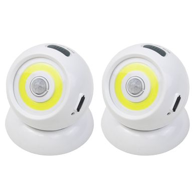 Set por 2 linternas recargables multifunci�n con sensor