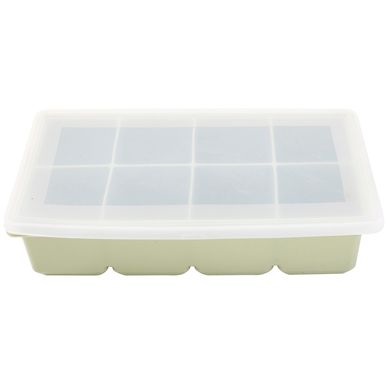Cubetera para 8 hielos con tapa de silicona
