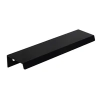Perfil de aluminio 148/128 mm negro mate PER3