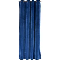 Cortina de tela velvet 135 x 220 cm azul