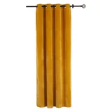 Cortina de tela Velvet 135 x 220 cm mostaza