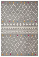 Alfombra decorativa Gilbert grey 160 x 235 cm multicolor