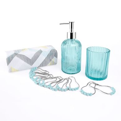 Set de 4 accesorios para bao Satin