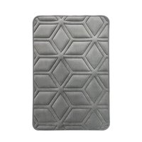 Pack de 2 alfombras de baño Diamon 40 x 60 cm gris