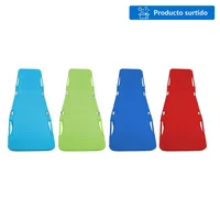 Reposera plegable de acero y tela