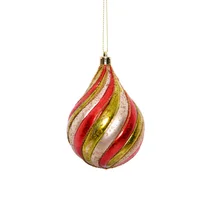 Adorno navideño espiral 8 cm