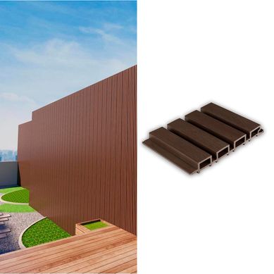 Revestimiento pared ranurado s�mil madera 3D DK exterior 290 x 21.9 cm