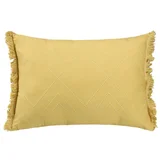 Almohadón decorativo 40 x 60 cm mostaza
