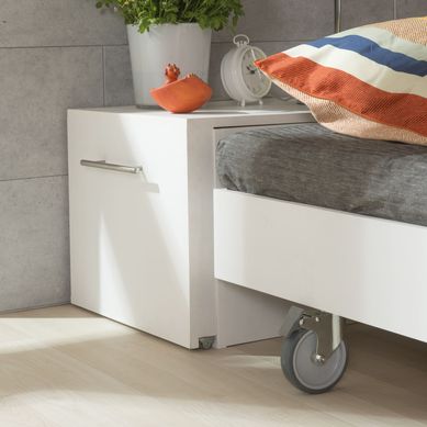 Rueda para mueble de TPE con Freno 10-50 mm 40 kg