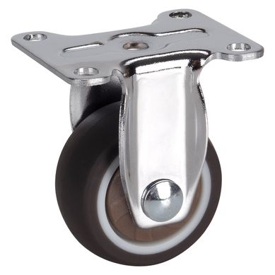 Rueda para mueble de TPE 10-38 mm 30 kg