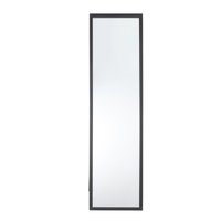 Espejo de pie con soporte 44.2 x 156 cm negro