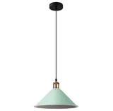 Lámpara de techo colgante verde 1 luz E27