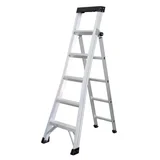 Escalera multipropósito 9 peldaños 2.98 m aluminio 3 en 1