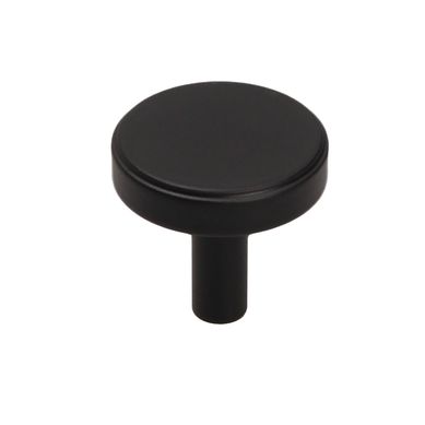 Pomo 30 mm zamak negro mate
