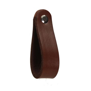 Pomo 128 mm piel marr�n