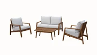 Juego de living exterior 4 piezas