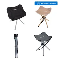 Banqueta de camping con 4 patas