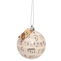 Esfera beige 7.5 cm