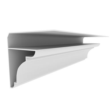 Cornisa superior c�ncava blanco versato 22 x 8 x 290 cm