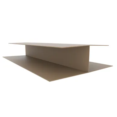 Uni�n H auris laminado 22 x 8 x 290 cm