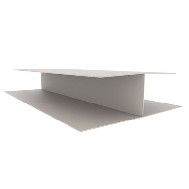 Uni�n H copena laminado 22 x 8 x 290 cm