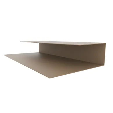 Perfil U auris laminado 22 x 8 x 290 cm
